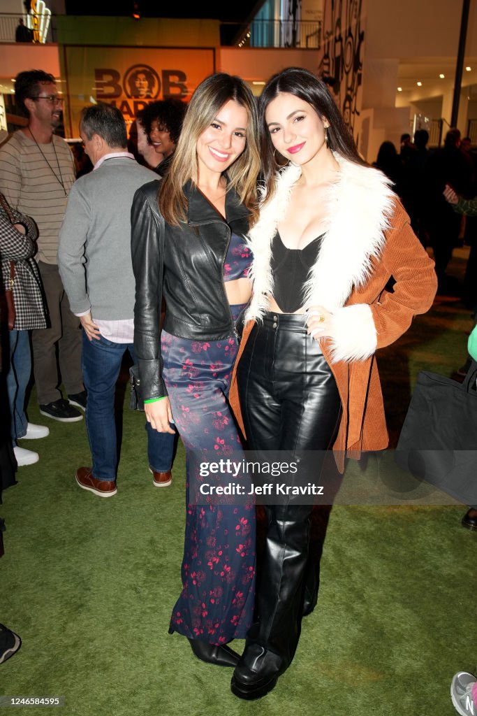 Marley Reed Madison Reed and Victoria Justice at the Grand Opening Of The Bob ...