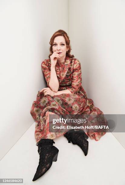 Actor Katherine Parkinson is photographed at the Virgin Media British Academy Television Awards on May 8, 2022 in London, England.