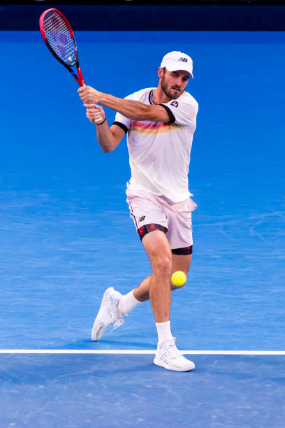 Tommy Paul of the United States of America in action during the Semifinals of the 2023 Australian Open on January 27 2023, at Melbourne Park in...