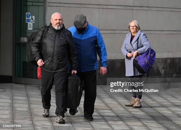 David Holden exits Laganside courts following his sentencing adjournment on January 27, 2023 in Belfast, Northern Ireland. In 2022, former British...