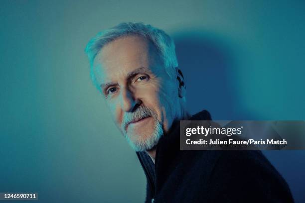 Film director James Cameron is photographed for Paris Match on December 2, 2022 in Paris, France.