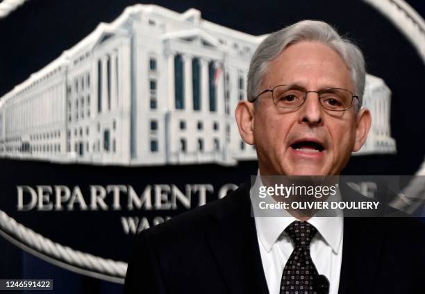 DC: Attorney General Merrick Garland Announces Enforcement Action In Transnational Security Threats Case