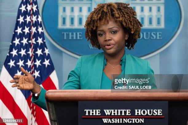 DC: White House Press Secretary Karine Jean-Pierre Holds Daily Media Briefing