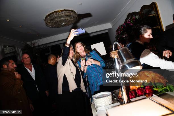 Guest at the Lanvin x Les Trois Chevaux Lunar New Year cocktail dinatoire on January 26, 2023 in New York, New York.