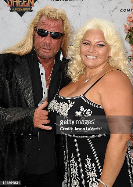 Duane "Dog" Chapman and Beth Smith attend Comedy Central's Roast of Charlie Sheen at Sony Studios on September 10, 2011 in Los Angeles, California.