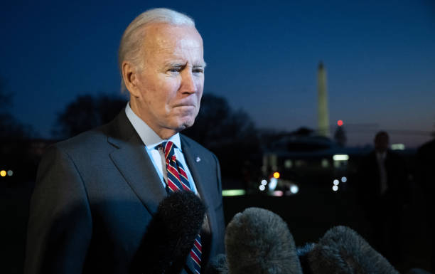 DC: President Biden Departs The White House For Camp David