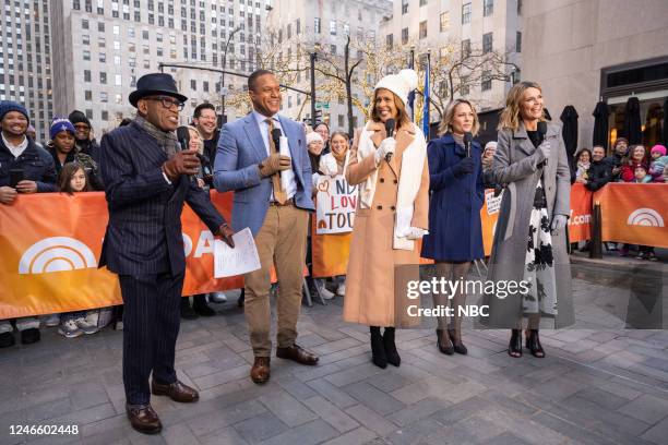 Al Roker, Hoda Kotb, Savannah Guthrie. Craig Melvin and Dylan Dreyer on Friday, January 23, 2023 --