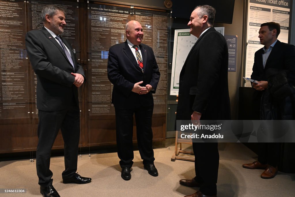 Emhoff Counters U.S. Second Gentleman Doug Emhoff visits the Schindler Museum in ...