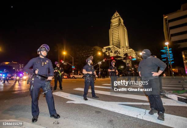 Lapd Riot Officers Los Angeles Police Department Memorial For Fallen Officers Photos and ...