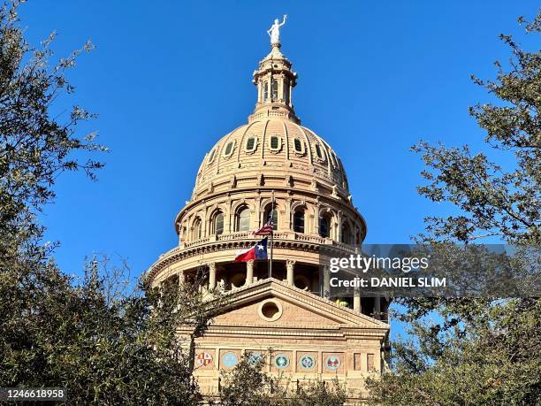 The Texas State Capitol in Austin, Texas, on January 26, 2023.
