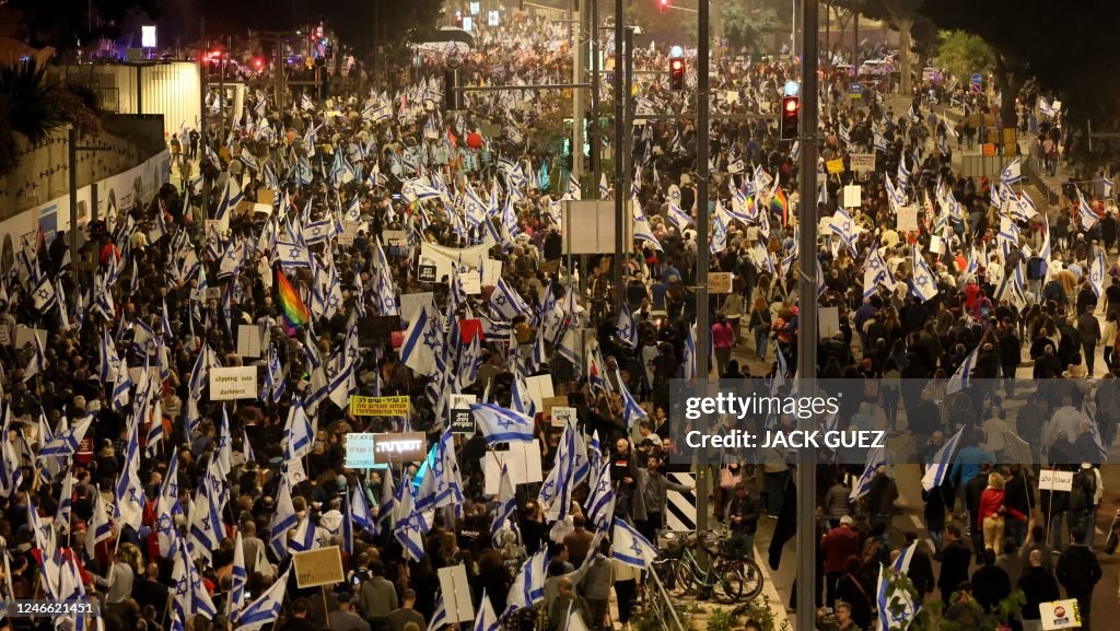 TOPSHOT-ISRAEL-POLITICS-LAW-PROTEST
