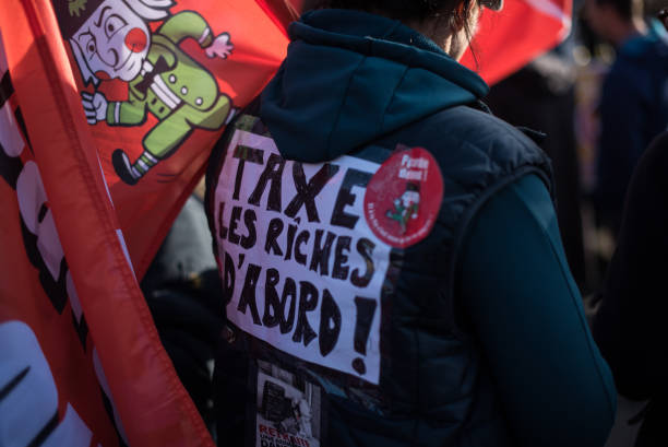 FRA: Thousands Of Protesters In Paris Against Pension Reform