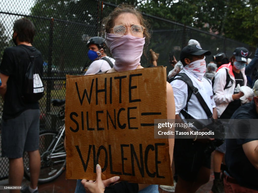 Protesters Demonstrate In D.C. Against Death Of George Floyd By Police Officer In Minneapolis