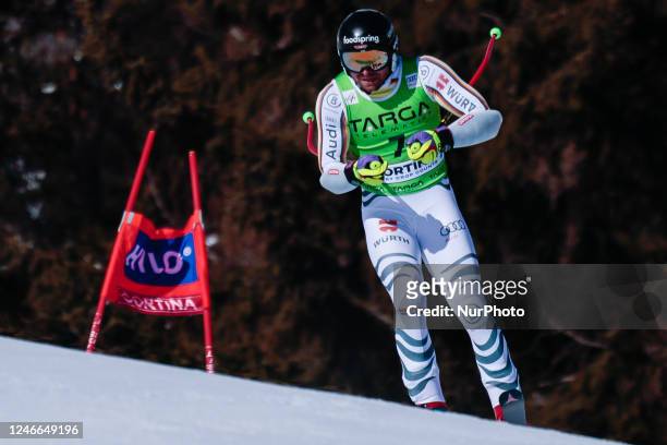Sander Andreas during the alpine ski race 2023 Audi FIS Ski World Cup - Men's Super G on January 29, 2023 at the Olympia delle Tofane in Cortina...