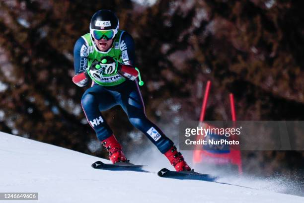 Fossland Markus Nordgaard during the alpine ski race 2023 Audi FIS Ski World Cup - Men's Super G on January 29, 2023 at the Olympia delle Tofane in...