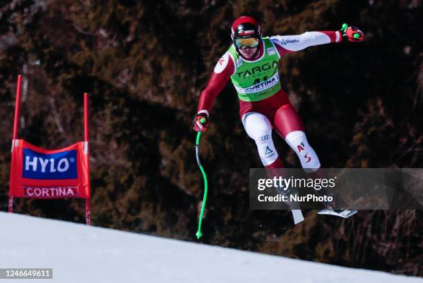 Krenn Christoph during the alpine ski race 2023 Audi FIS Ski World Cup - Men's Super G on January 29, 2023 at the Olympia delle Tofane in Cortina...