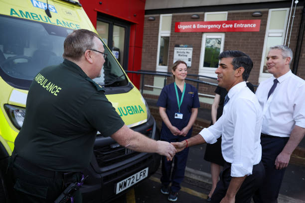 GBR: Prime Minister and Health Secretary Visit Hospital in Stockton-on-Tees