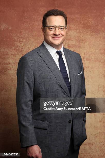 Brendan Fraser attends the BAFTA Tea Party Presented by Delta Air Lines and Virgin Atlantic on January 14, 2023 in Beverly Hills, California.