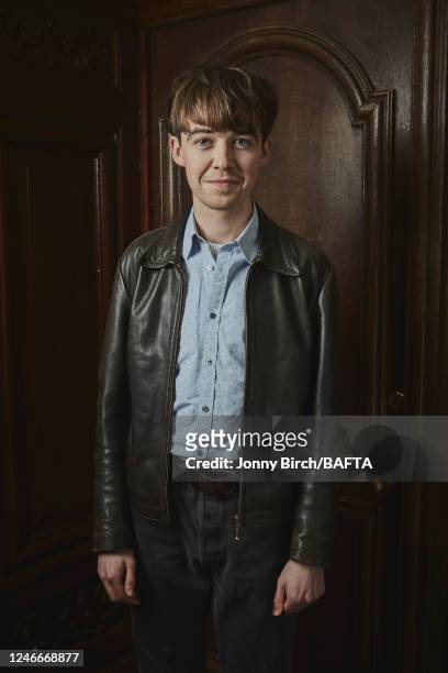 Actor Alex Lawther is photographed for BAFTA's Breakthrough Brits folio on January 7, 2020 in London, England.