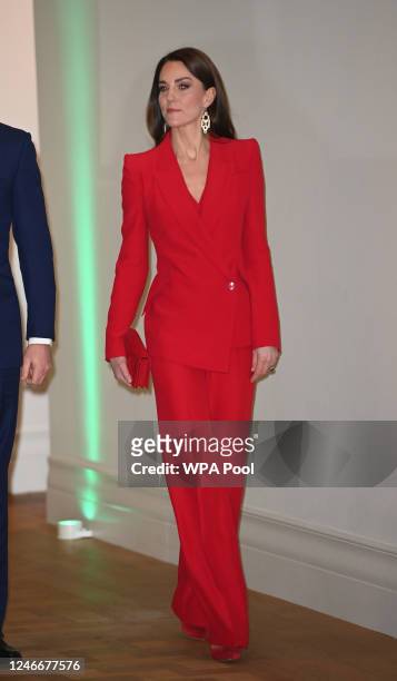 Catherine, Princess of Wales attends a pre-campaign launch event, hosted by The Royal Foundation Centre for Early Childhood, at BAFTA on January 30,...