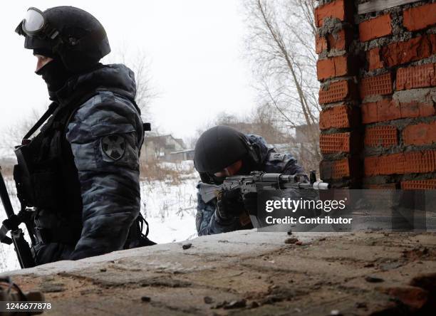 Omon Riot Unit 312 Russian Omon Photos & High Res Pictures - Getty Images