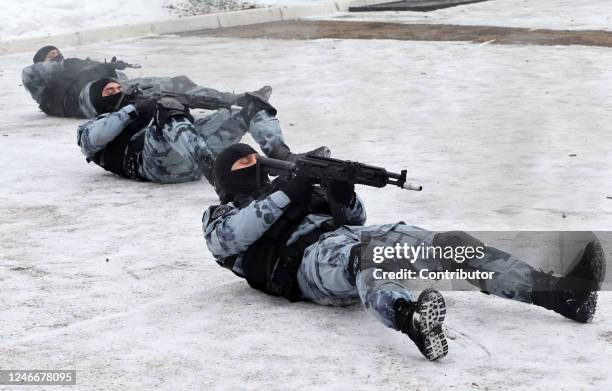 Omon Riot Unit 312 Russian Omon Photos & High Res Pictures - Getty Images