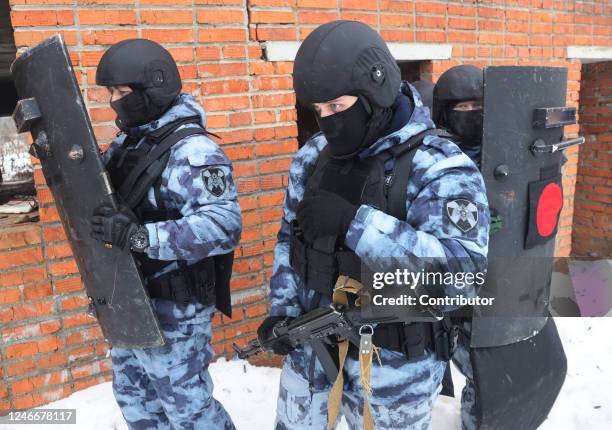 Omon Riot Unit 313 Russian Omon Photos & High Res Pictures - Getty Images