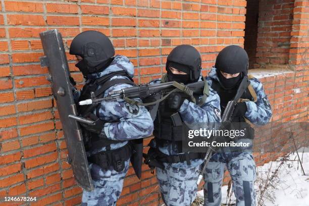 Omon Riot Unit 312 Russian Omon Photos & High Res Pictures - Getty Images