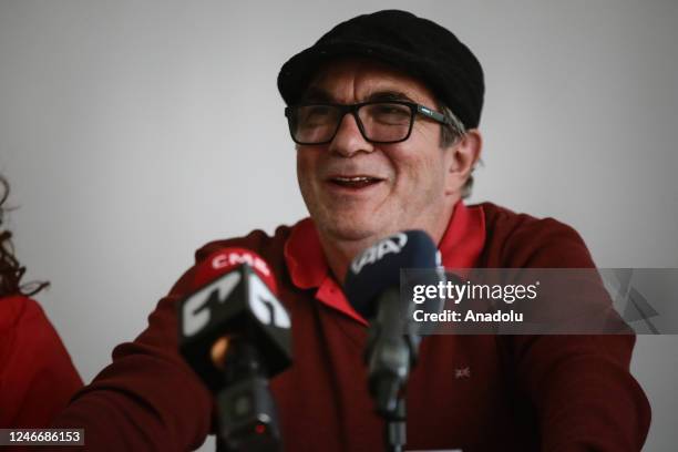 Rodrigo Londono Echeverry, the former FARC guerrilla leader and signatory of the Peace Agreement, ratifies as president of the Comunes Party in...