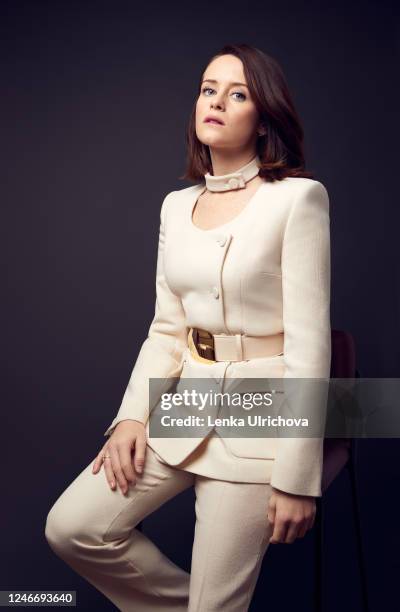 Actor Claire Foy is photographed for The Wrap on December 13, 2022 in Los Angeles, California.