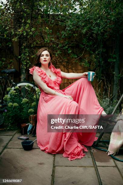 Comedian and actor Aisling Bea is photographed for BAFTA's Virgin Media British Academy Television Awards on August 25, 2020 in London, England.