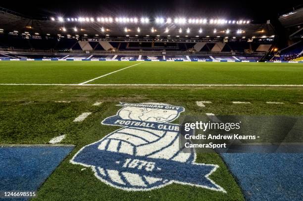 General view of the St Andrew's stadium during The Emirates FA Cup Fourth Round Replay match between Birmingham City and Blackburn Rovers at St...