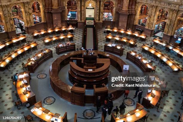 Freshman Democratic members of the 118th Congress tour the Reading Room of the Library of Congress on Tuesday, Jan. 31, 2023 in Washington, DC. Rep....