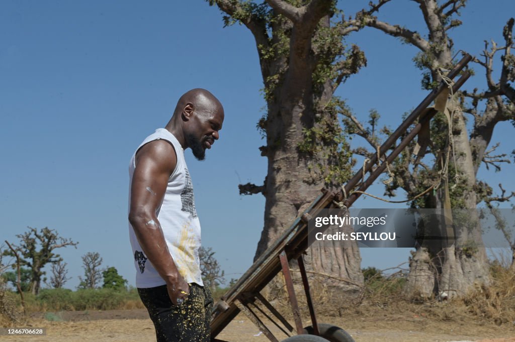 Senegal Rapper The French rapper Kery James acts during filming on the set of... News ...