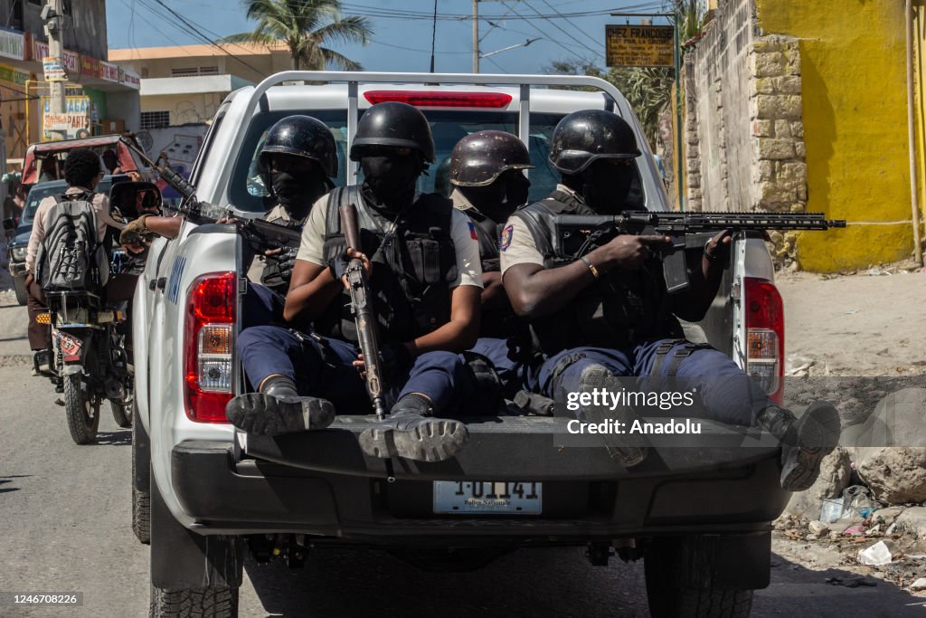 Funeral of the three Haitian police officers in Petion-Ville