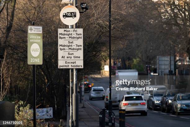 As eleven of the nineteen outer London councils are considering legal action, Transport for London's signposts for the new Ultra Low Emission Zone...