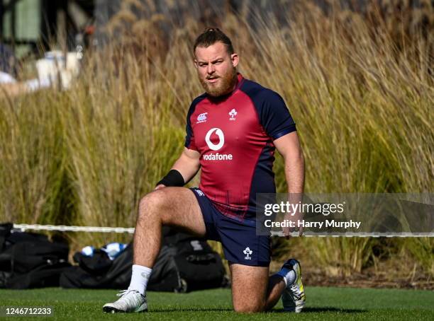 Quinta da Lago , Portugal - 1 February 2023; Finlay Bealham during Ireland rugby squad training at The Campus in Quinta da Lago, Portugal.