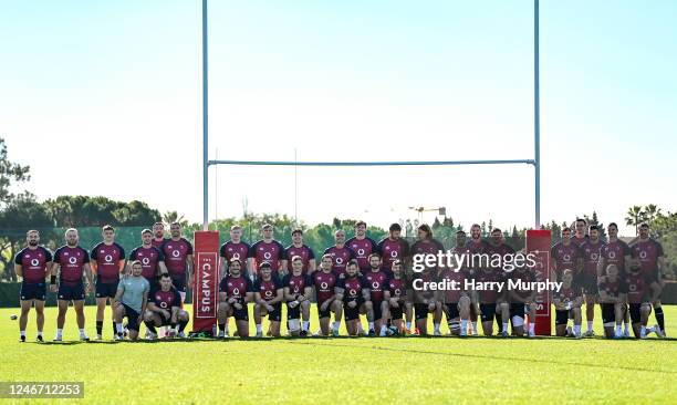 Quinta da Lago , Portugal - 1 February 2023; The Ireland squad during Ireland rugby squad training at The Campus in Quinta da Lago, Portugal.