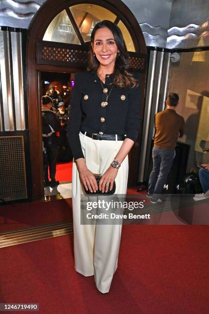 Lauren Silverman attends the press night performance of "2:22 A Ghost Story" featuring Cheryl at The Lyric Theatre on February 1, 2023 in London,...