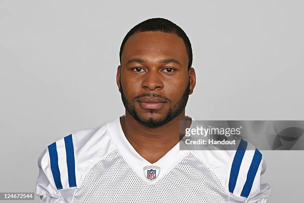 In this handout image provided by the NFL, Antoine Bethea of the Indianapolis Colts poses for his NFL headshot circa 2011 in Indianapolis, Indiana.