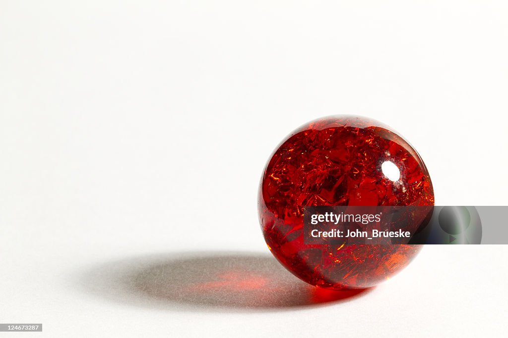 Red Crackle Marble