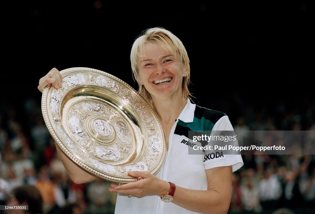 Jana Novotna Wins The 1998 Wimbledon Championships