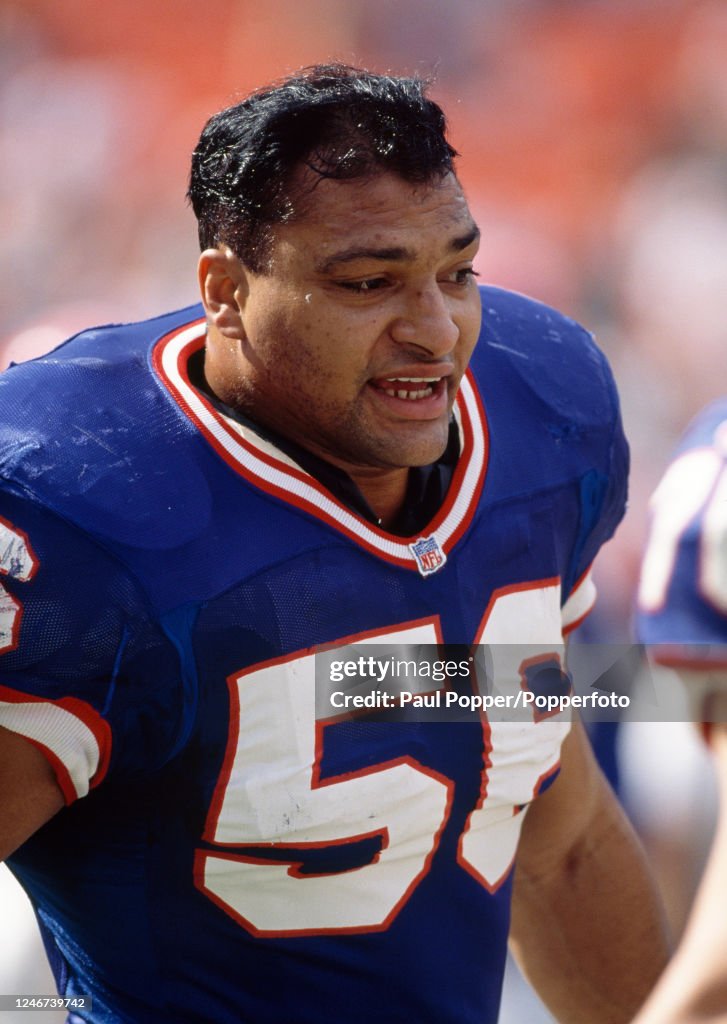 Buffalo Bills outside linebacker Darryl Talley after the AFC News Photo  - Getty Images