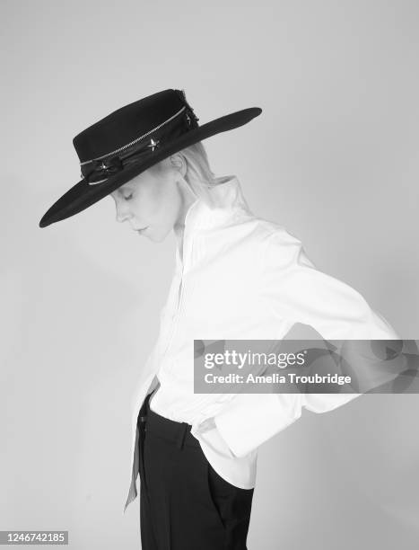 Actor Antonia Campbell-Hughes is photographed on August 12, 2022 in London, England.