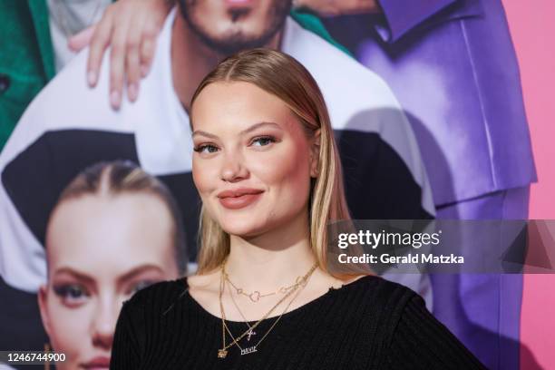 Cheyenne Ochsenknecht attends the "Diese Ochsenknechts" photocall at Soho House on February 2, 2023 in Berlin, Germany.