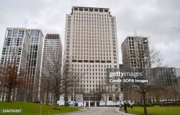 General view of Shell headquarters at South Bank. The oil and gas giant has reported profits of nearly $40 billion, the highest in its 115-year...