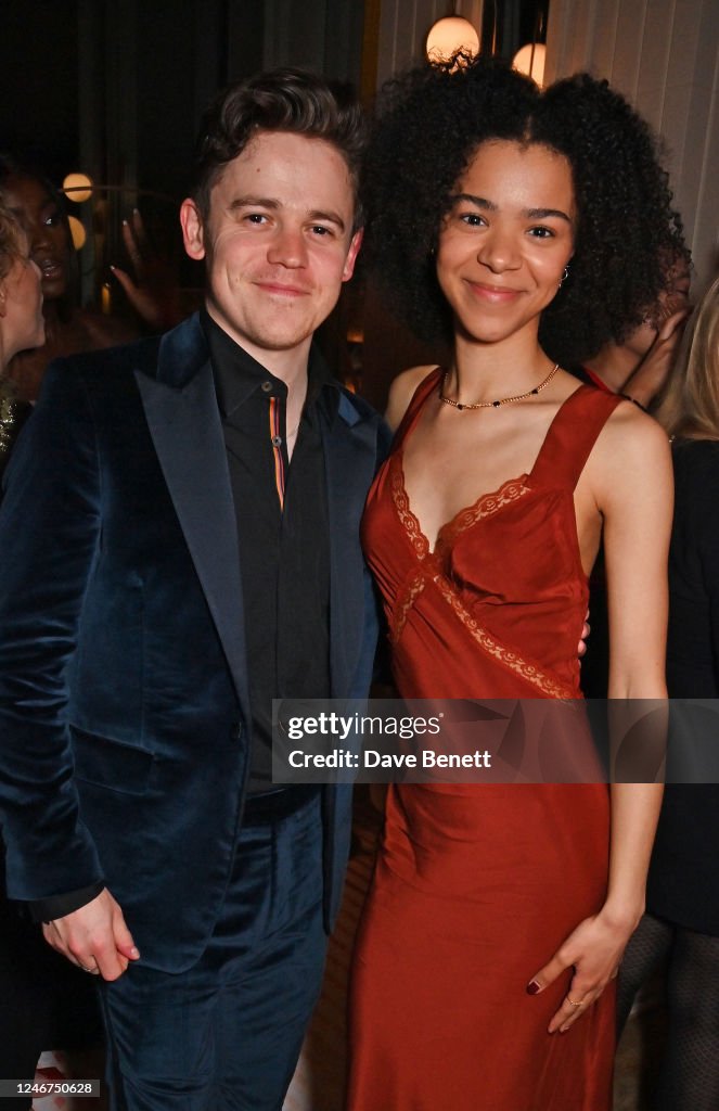 Sam Clemmett and India Ria Amarteifio attend the Vanity Fair EE... News