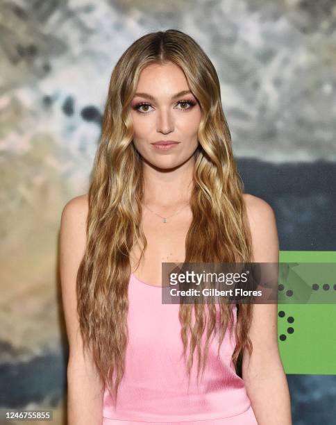 Lili Simmons at the Adidas x Stella McCartney Launch Event held at Henson Recording Studios on February 2, 2023 in Los Angeles, California.