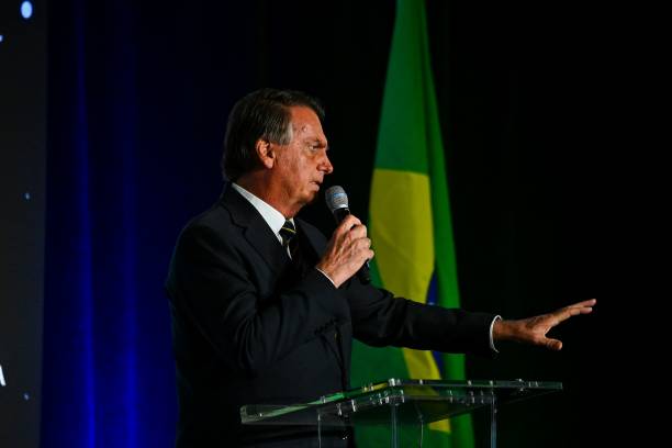 FL: Former President Of Brazil Jair Bolsonaro Appears At Turning Point USA Event In Miami