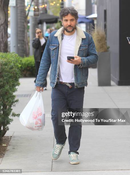 Josh Radnor is seen on February 3, 2023 in Los Angeles, California.